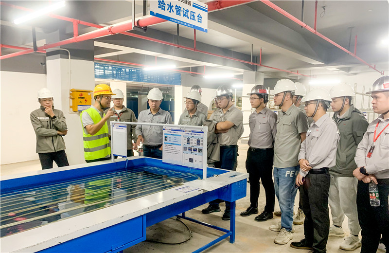 11月5日，2022年萬科集團工程系統(tǒng)“谷雨行動”第二期現(xiàn)場交流會在中天八建南寧萬科金域國際二期項目舉行。